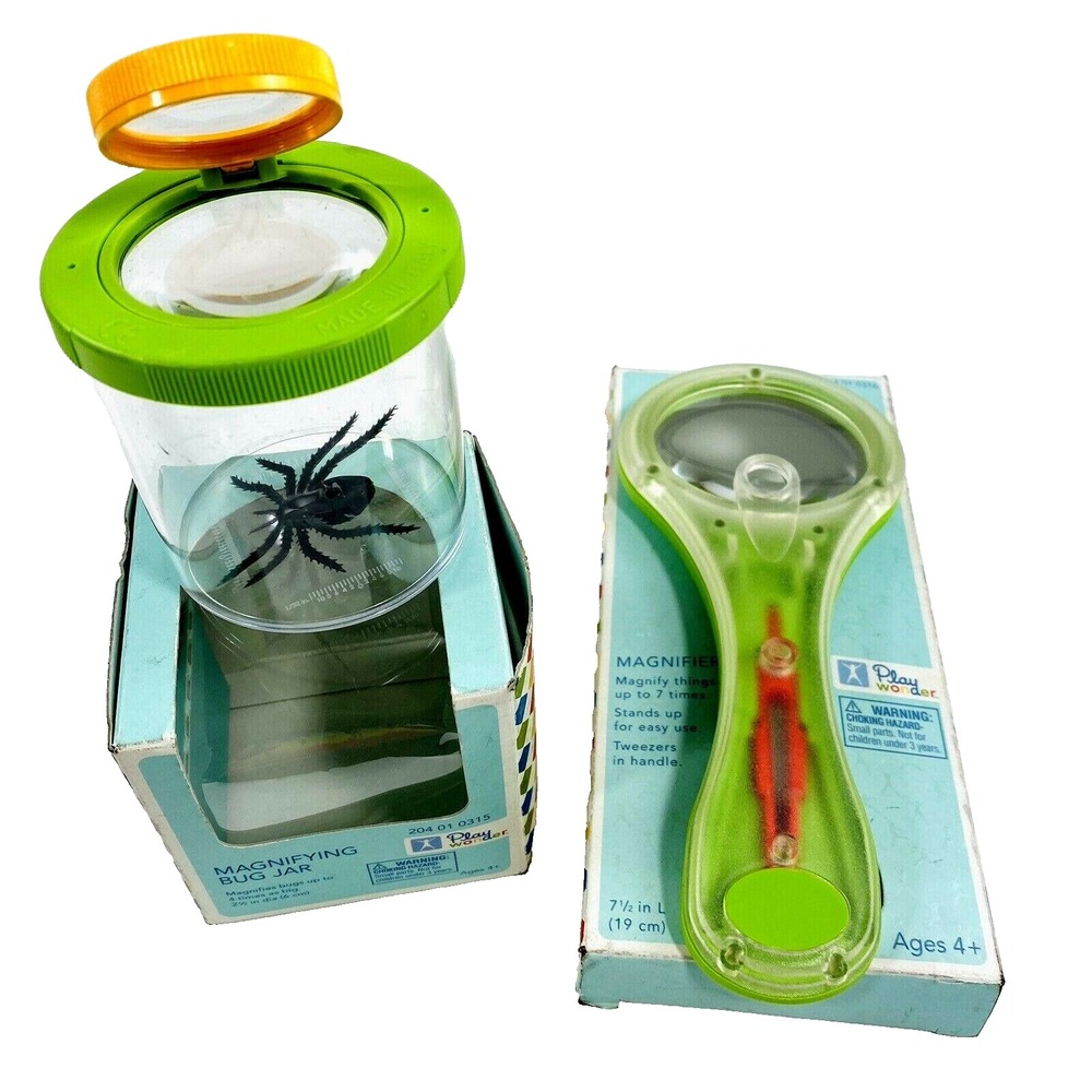 7X Magnifier & 4X Magnifying Bug Jar by Play Wonder - Children's